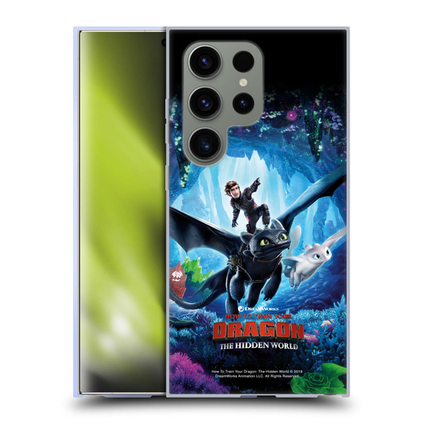 How To Train Your Dragon III The Hidden World Hiccup, Toothless & Light Fury 2 Soft Gel Case for Samsung Galaxy S24 Ultra 5G
