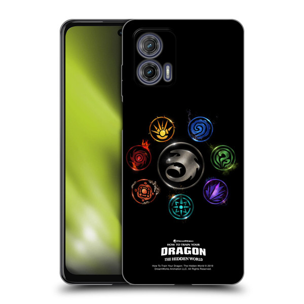 How To Train Your Dragon III Icon Art Group Soft Gel Case for Motorola Moto G73 5G