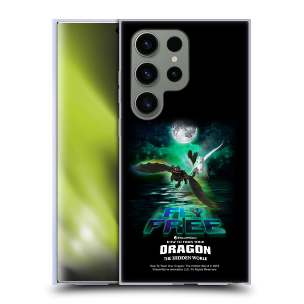How To Train Your Dragon III Night And Light Toothless & Light Fury Fly Soft Gel Case for Samsung Galaxy S24 Ultra 5G