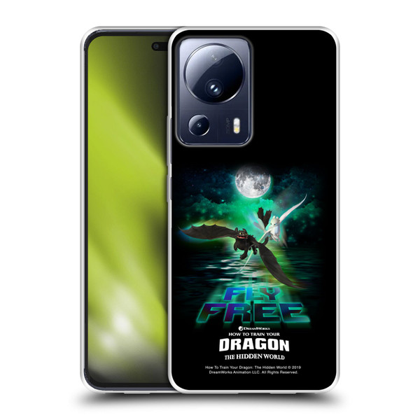 How To Train Your Dragon III Night And Light Toothless & Light Fury Fly Soft Gel Case for Xiaomi 13 Lite 5G