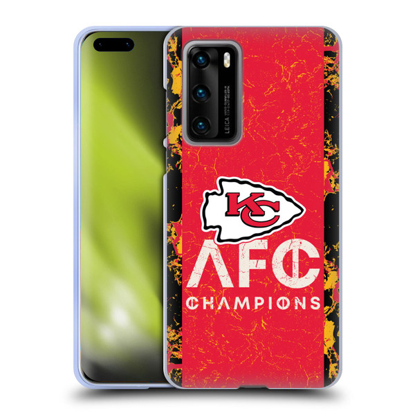 NFL 2024 Division Champions AFC Champ Chiefs Soft Gel Case for Huawei P40 5G