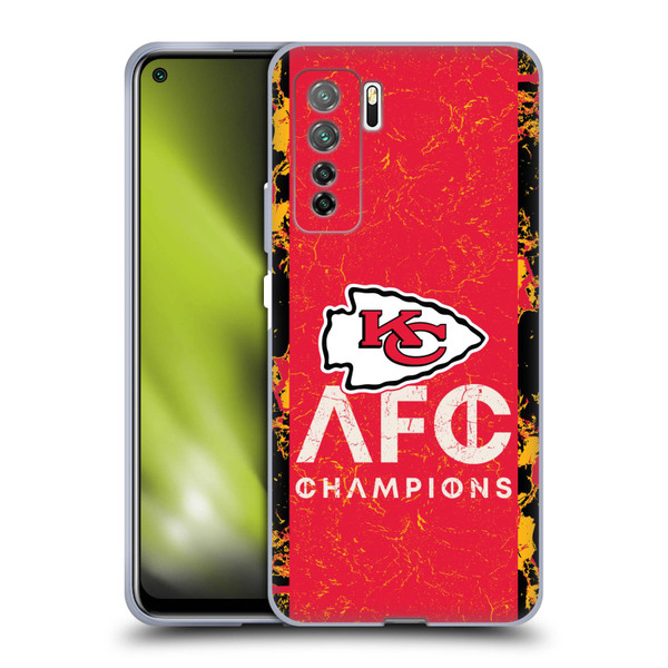 NFL 2024 Division Champions AFC Champ Chiefs Soft Gel Case for Huawei Nova 7 SE/P40 Lite 5G