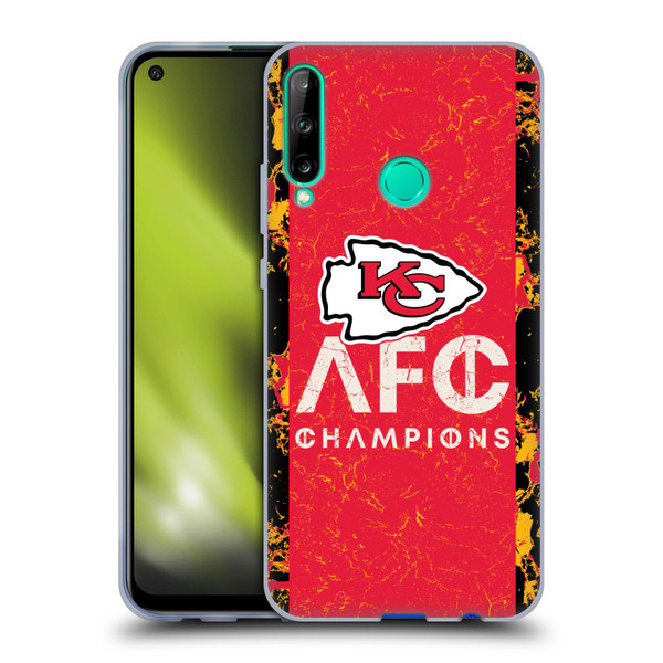 NFL 2024 Division Champions AFC Champ Chiefs Soft Gel Case for Huawei P40 lite E