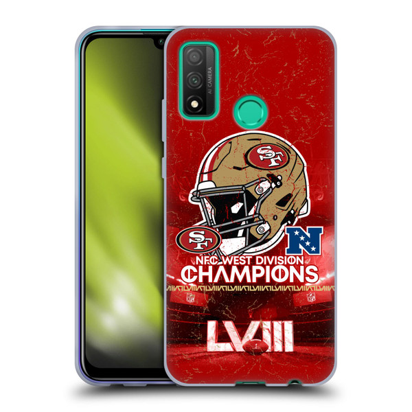 NFL 2024 Division Champions NFC Helmet 49ers Soft Gel Case for Huawei P Smart (2020)
