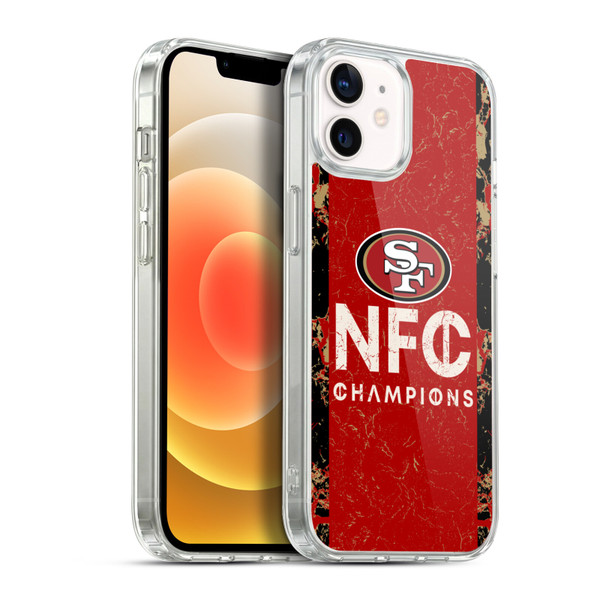 NFL 2024 Division Champions NFC Champ 49ers Soft Gel Case for Apple iPhone 12 / iPhone 12 Pro & MagSafe