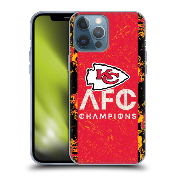 NFL 2024 Division Champions AFC Champ Chiefs Soft Gel Case for Apple iPhone 13 Pro Max