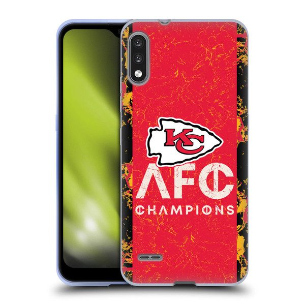 NFL 2024 Division Champions AFC Champ Chiefs Soft Gel Case for LG K22