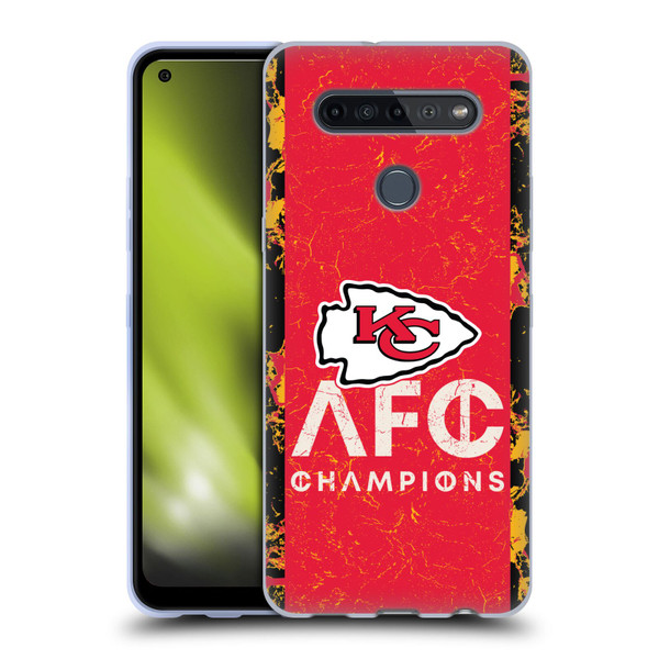 NFL 2024 Division Champions AFC Champ Chiefs Soft Gel Case for LG K51S