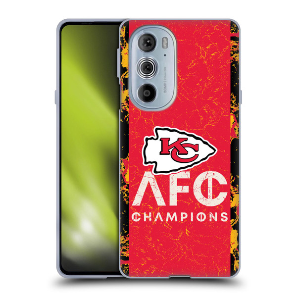 NFL 2024 Division Champions AFC Champ Chiefs Soft Gel Case for Motorola Edge X30