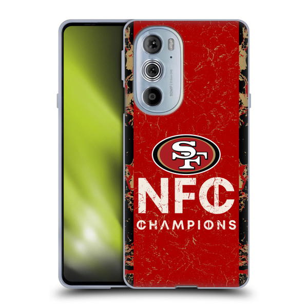 NFL 2024 Division Champions NFC Champ 49ers Soft Gel Case for Motorola Edge X30