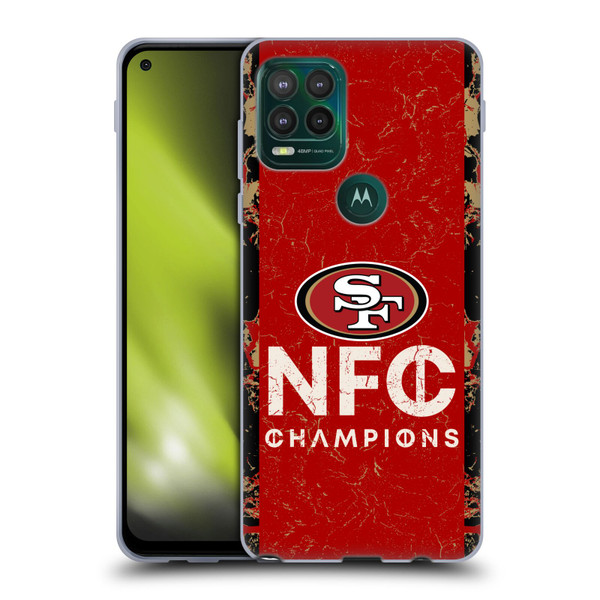 NFL 2024 Division Champions NFC Champ 49ers Soft Gel Case for Motorola Moto G Stylus 5G 2021