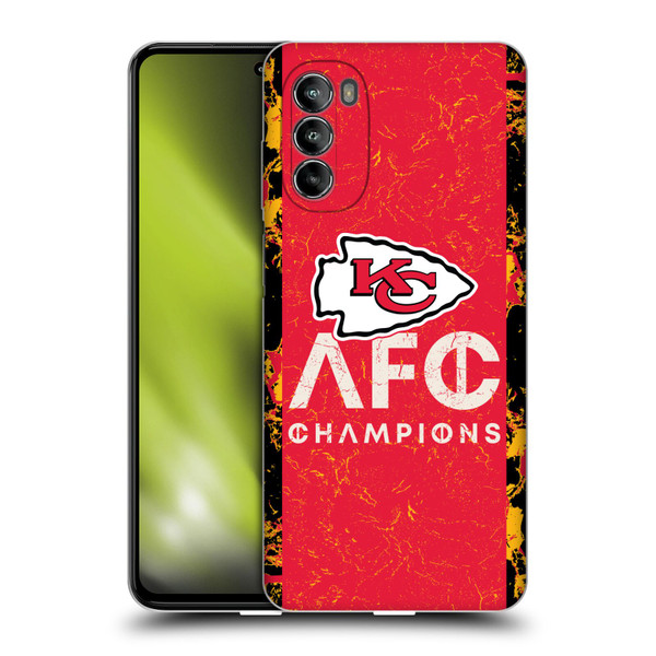 NFL 2024 Division Champions AFC Champ Chiefs Soft Gel Case for Motorola Moto G82 5G