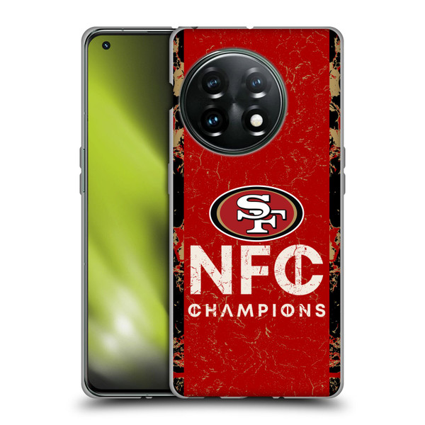 NFL 2024 Division Champions NFC Champ 49ers Soft Gel Case for OnePlus 11 5G