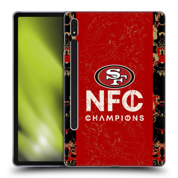 NFL 2024 Division Champions NFC Champ 49ers Soft Gel Case for Samsung Galaxy Tab S8