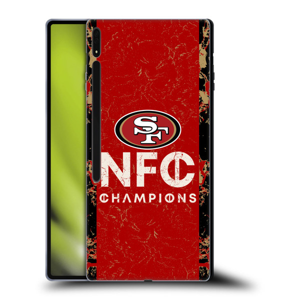 NFL 2024 Division Champions NFC Champ 49ers Soft Gel Case for Samsung Galaxy Tab S8 Ultra