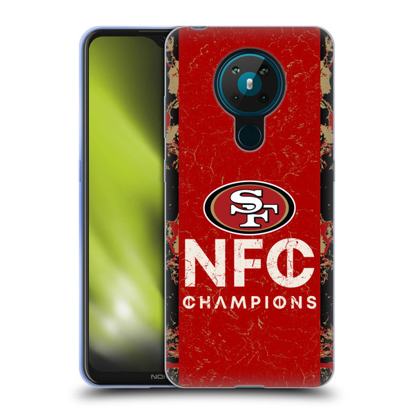 NFL 2024 Division Champions NFC Champ 49ers Soft Gel Case for Nokia 5.3