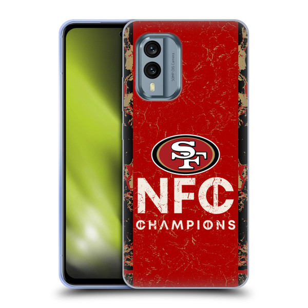 NFL 2024 Division Champions NFC Champ 49ers Soft Gel Case for Nokia X30