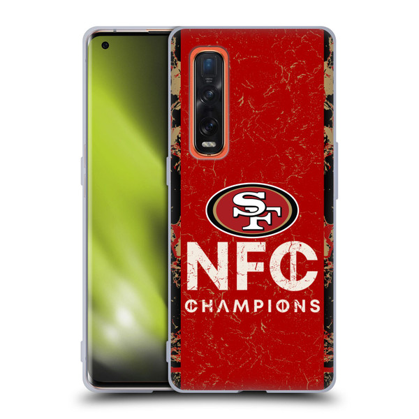 NFL 2024 Division Champions NFC Champ 49ers Soft Gel Case for OPPO Find X2 Pro 5G