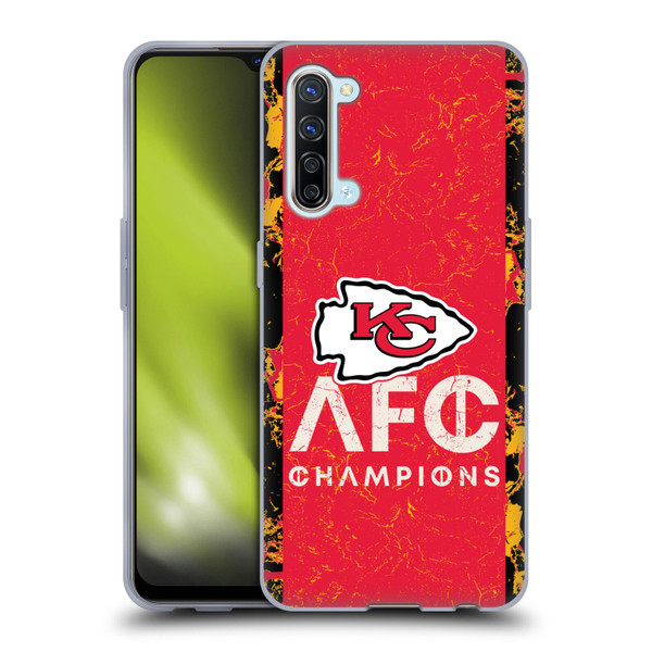 NFL 2024 Division Champions AFC Champ Chiefs Soft Gel Case for OPPO Find X2 Lite 5G