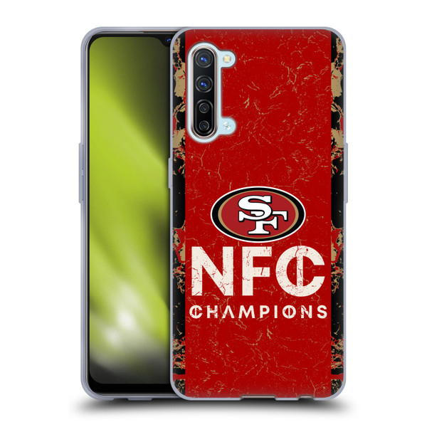 NFL 2024 Division Champions NFC Champ 49ers Soft Gel Case for OPPO Find X2 Lite 5G