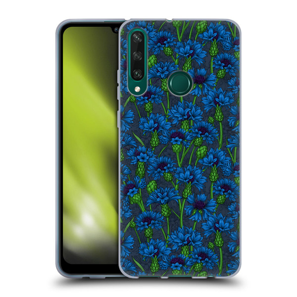 Katerina Kirilova Art Blue Cornflowers Soft Gel Case for Huawei Y6p