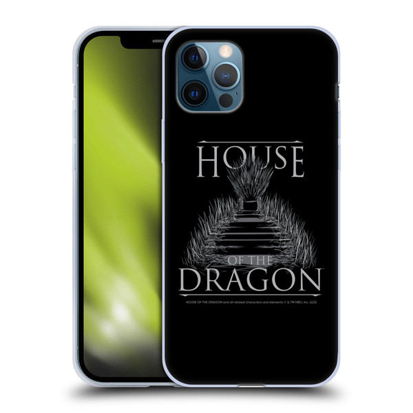 House Of The Dragon: Television Series Graphics Iron Throne Soft Gel Case for Apple iPhone 12 / iPhone 12 Pro