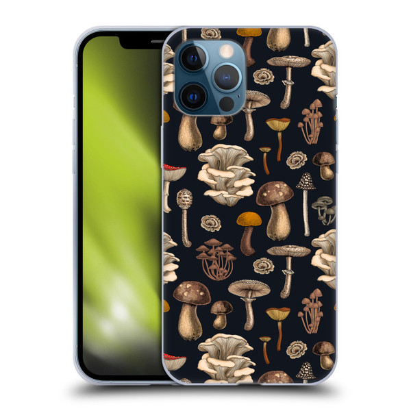 Katerina Kirilova Art Wild Mushrooms Soft Gel Case for Apple iPhone 12 Pro Max
