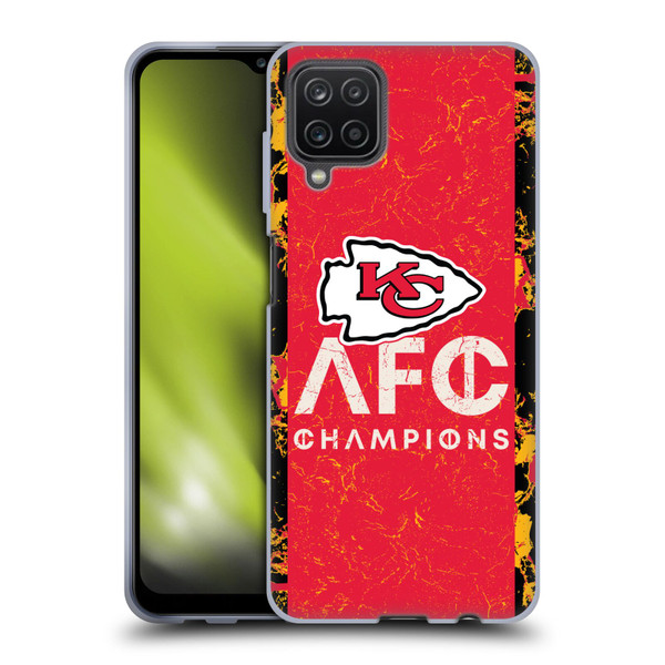 NFL 2024 Division Champions AFC Champ Chiefs Soft Gel Case for Samsung Galaxy A12 (2020)