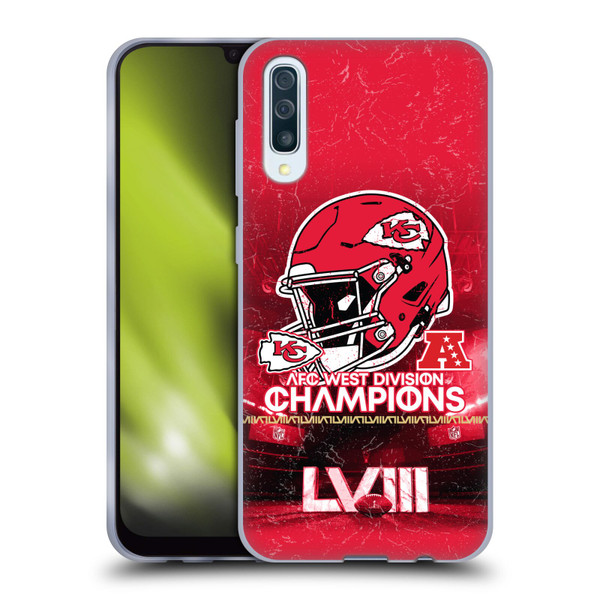 NFL 2024 Division Champions AFC Helmet Chiefs Soft Gel Case for Samsung Galaxy A50/A30s (2019)