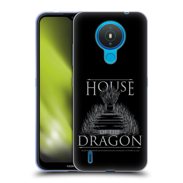 House Of The Dragon: Television Series Graphics Iron Throne Soft Gel Case for Nokia 1.4