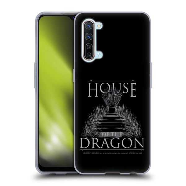 House Of The Dragon: Television Series Graphics Iron Throne Soft Gel Case for OPPO Find X2 Lite 5G