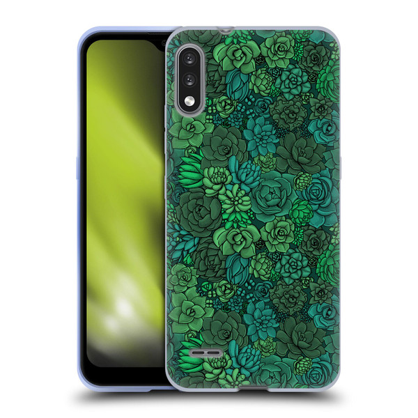 Katerina Kirilova Art Succulent Garden Soft Gel Case for LG K22