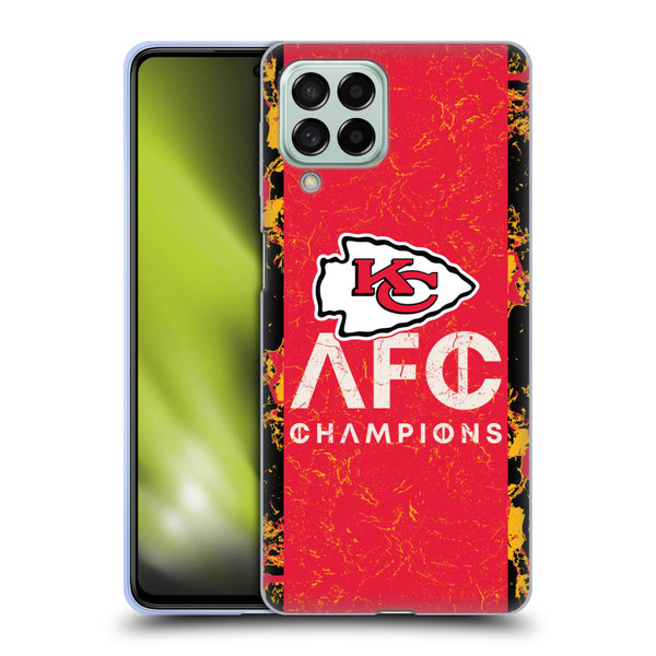 NFL 2024 Division Champions AFC Champ Chiefs Soft Gel Case for Samsung Galaxy M53 (2022)
