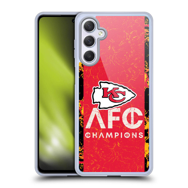 NFL 2024 Division Champions AFC Champ Chiefs Soft Gel Case for Samsung Galaxy M54 5G