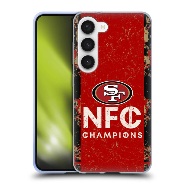 NFL 2024 Division Champions NFC Champ 49ers Soft Gel Case for Samsung Galaxy S23 5G