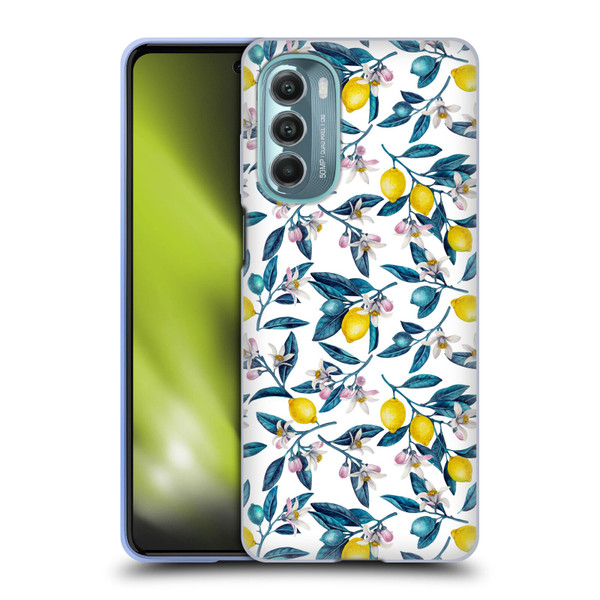 Katerina Kirilova Art Lemons And Blooms Soft Gel Case for Motorola Moto G Stylus 5G (2022)