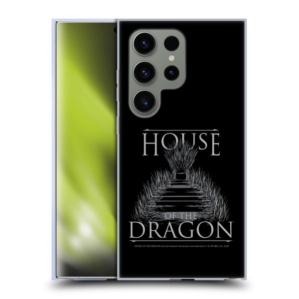 House Of The Dragon: Television Series Graphics Iron Throne Soft Gel Case for Samsung Galaxy S24 Ultra 5G