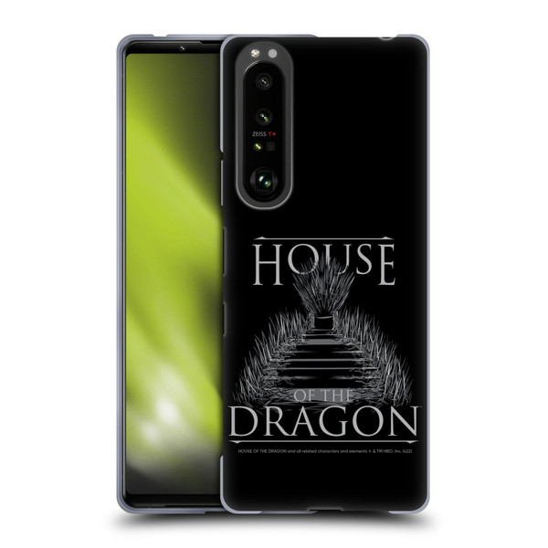 House Of The Dragon: Television Series Graphics Iron Throne Soft Gel Case for Sony Xperia 1 III