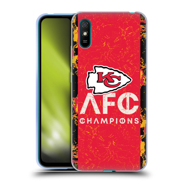 NFL 2024 Division Champions AFC Champ Chiefs Soft Gel Case for Xiaomi Redmi 9A / Redmi 9AT