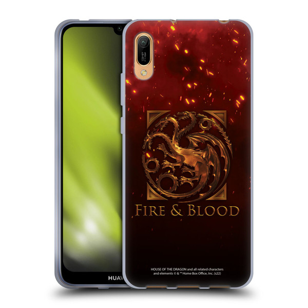 House Of The Dragon: Television Series Key Art Targaryen Soft Gel Case for Huawei Y6 Pro (2019)