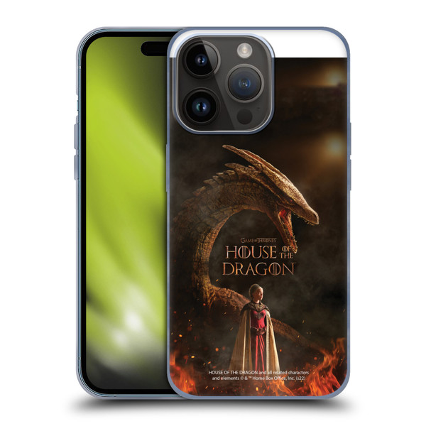 House Of The Dragon: Television Series Key Art Poster 3 Soft Gel Case for Apple iPhone 15 Pro