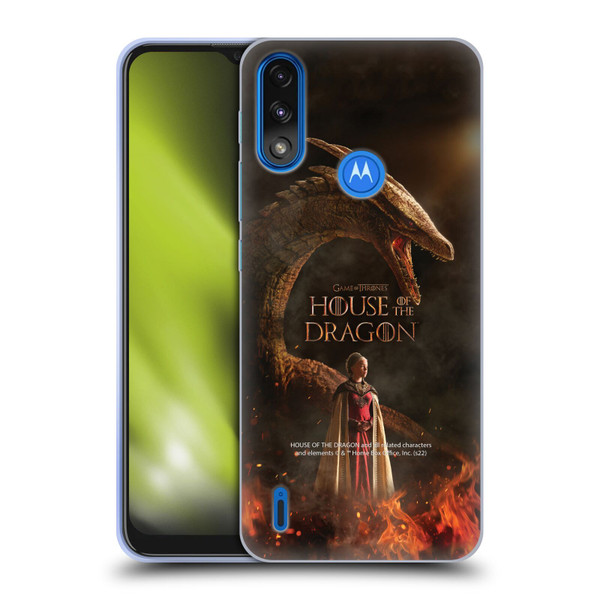 House Of The Dragon: Television Series Key Art Poster 3 Soft Gel Case for Motorola Moto E7 Power / Moto E7i Power