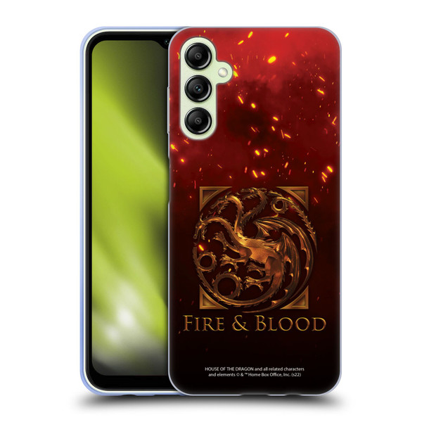 House Of The Dragon: Television Series Key Art Targaryen Soft Gel Case for Samsung Galaxy A14 5G