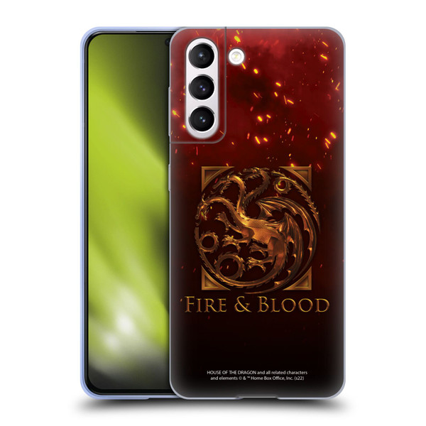 House Of The Dragon: Television Series Key Art Targaryen Soft Gel Case for Samsung Galaxy S21 5G