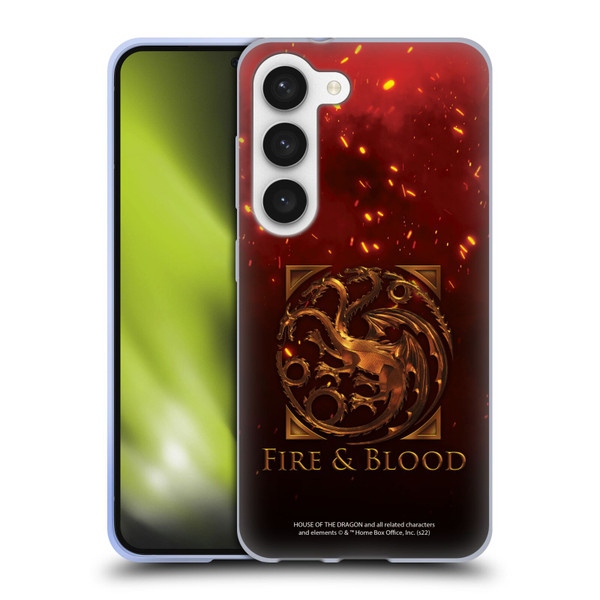 House Of The Dragon: Television Series Key Art Targaryen Soft Gel Case for Samsung Galaxy S23 5G