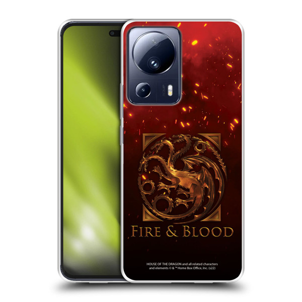 House Of The Dragon: Television Series Key Art Targaryen Soft Gel Case for Xiaomi 13 Lite 5G