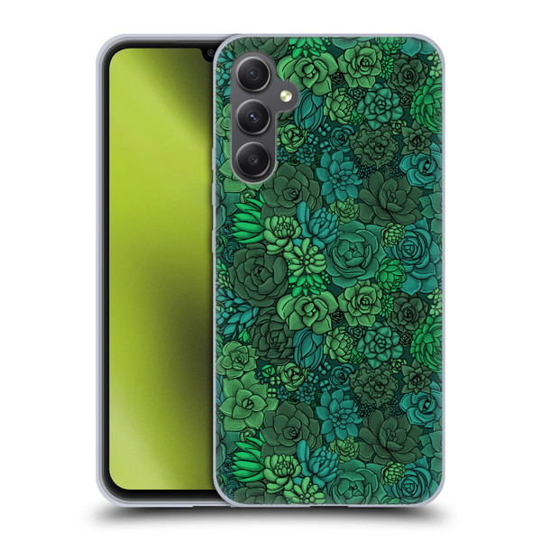 Katerina Kirilova Art Succulent Garden Soft Gel Case for Samsung Galaxy A34 5G