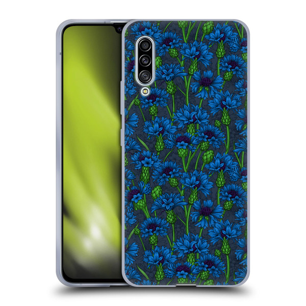 Katerina Kirilova Art Blue Cornflowers Soft Gel Case for Samsung Galaxy A90 5G (2019)