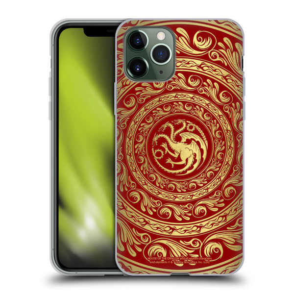 House Of The Dragon: Television Series Season 2 Graphics Targaryen Logo Soft Gel Case for Apple iPhone 11 Pro