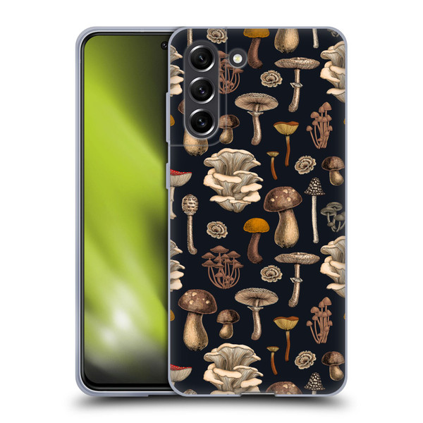 Katerina Kirilova Art Wild Mushrooms Soft Gel Case for Samsung Galaxy S21 FE 5G